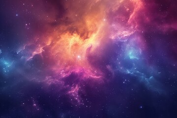 Wall Mural - colorful galaxy