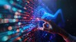 © buraratn - Big data technology and data science with person touching data flowing on virtual screen. Business analytics, artificial intelligence, machine learning. Engineer or scientist analyzing stream of data.