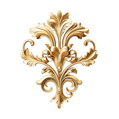 golden floral ornament