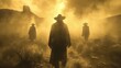 Transport viewers to a macabre setting where sinister whispers and eerie glows reveal the presence of otherworldly forces in the Old West