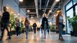 © Marco - people passing quickly inside a pleasant office or coworking with good lighting