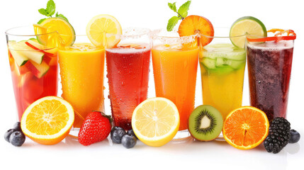 Healthy breakfast. Preparing freshly squeezed juices