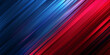 Colored glowing diagonal stripess abstract background. Red and dark blue background. Decorative horizontal banner. Digital artwork raster bitmap illustration.