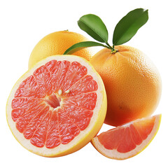 Wall Mural - Grapefruit isolated on white background