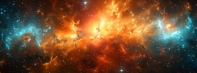 Wall Mural - teleporting through a quasar to a new universe