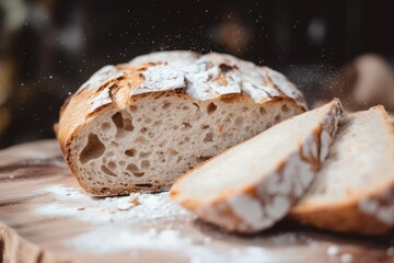 Close up of fresh white bread