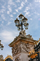 Poster - Street Lamp at Buckingham Palace, London, England, United Kingdom