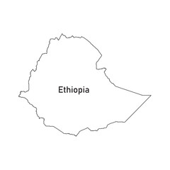 Ethiopia map icon