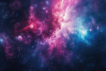 Wall Mural - celestial wonders mesmerize with vibrant galactic charm