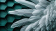 3d  illustration of a feather