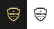 © Ind studio - Penetration tested label or Penetration tested logo vector on white and black background. Best Penetration logo for print design, product, websites, and more about Penetration tested.