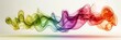 Vibrant abstract rainbow wave background for creative design projects and artistic endeavors