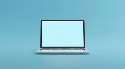 Wall Mural - Modern personal computer with blank white screen, keyboard, mobile phone and office accessories on desk at workplace of graphic designer, blogger. Electronic devices, technology and creativity