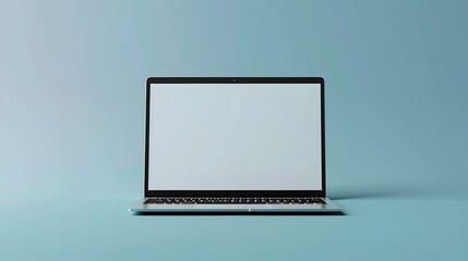 Wall Mural - Modern personal computer with blank white screen, keyboard, mobile phone and office accessories on desk at workplace of graphic designer, blogger. Electronic devices, technology and creativity