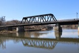 Fototapeta Pomosty - bridge over river