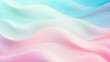 Horizontal abstract pastel waves texture design for pattern and background. Blue, teal, pink dreamy waves banner for web, mobile graphic resource by Vita