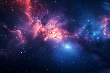 Wall Mural - stars nebula and galaxy