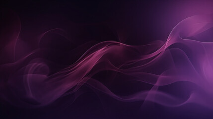 Wall Mural - Purple smoke on black background. Abstract background for your design. Violet, purple and pink colors, Space for text or image