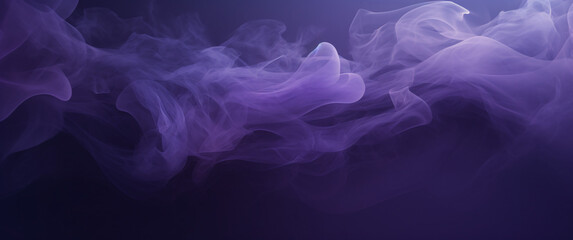 Wall Mural - Purple smoke on a black background. Texture. Design element. Violet, purple and pink colors, Space for text or image