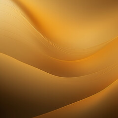 Wall Mural - Abstract background with smooth lines in yellow and brown colors for design. Golden, rich colors, Space for text or image