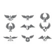 Eagle icon vector - illustration