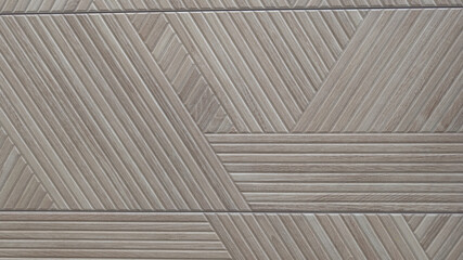 Wall Mural - beige tiles seamless lines patchwork brown pattern as background