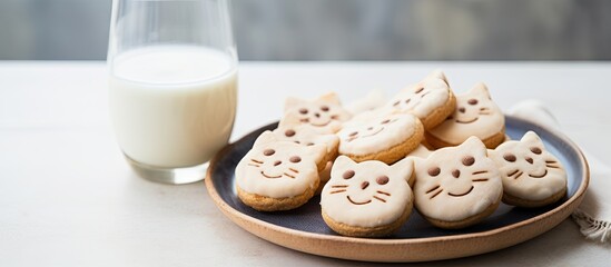 Wall Mural - Delicious Homemade Cookies Ready to Satisfy Any Sweet Tooth in a Festive Setting