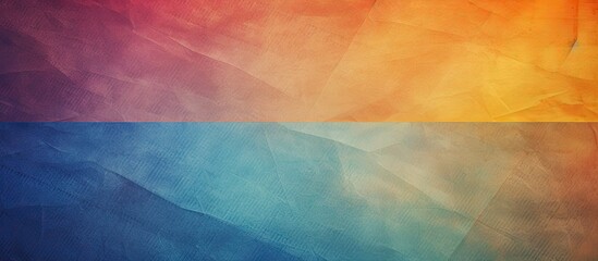 Sticker - Vibrant Abstract Background with Dynamic Blue and Orange Tones for Design Projects