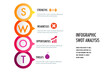 © papa papong - Infographic template for swot analysis for marketing can apply diagram framework vision, Modern step Timeline infographics design vector and presentation business