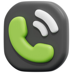 Canvas Print - phone 3d render icon illustration