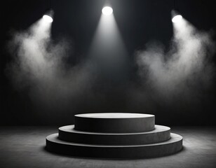 Wall Mural - spotlight on stage