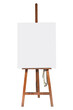 © pbombaert - Painter's easel and canvas isolated on white with clipping path