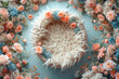 © Elena Schweitzer - Cozy backdrop for newborn photography. Ai generated