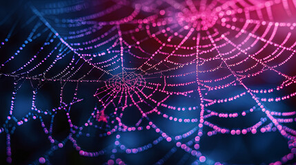 Neom purple Web with spider