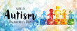 Children - Celebrate Differences, Embrace Inclusion: World Autism Awareness Day (April 2nd) Banner