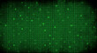 Abstract green digital binary code background