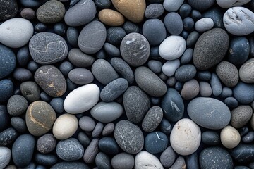 Smooth Pebble Stones of Various Colors