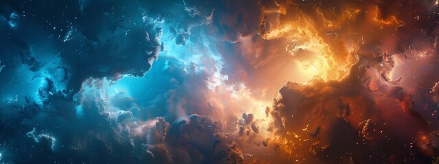 Wall Mural - teleporting through a quasar to a new universe