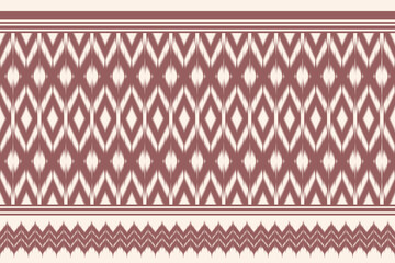 Wall Mural - ikat seamless pattern abstract background for textile design. Can be used in fabric design for clothes, wrapping, carpet, fashion, textile, fabric, shirt