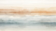 © Kseniya - Watercolor landscape with striped pattern, minimalist abstract serene background