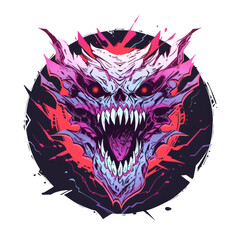 Wall Mural - Tee Design for Danger Monster Character