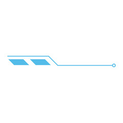 cyber futuristic line header footer