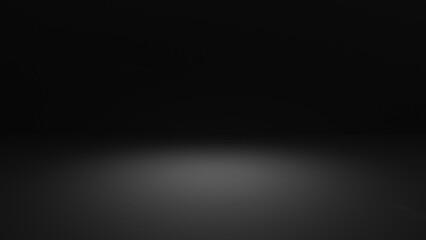 Leinwandbilder - black dark abstract studio room background with spotlight empty place, black background stage podium room for design and presentations