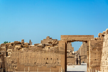 Wall Mural - View of ancient Karnak Temple in Luxor, Egypt