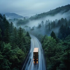 Wall Mural - road in the mountains