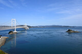 Fototapeta Na sufit - 四国徳島県から望む鳴門海峡と淡路島
