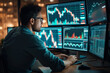 © Patcharaphon - Financial analyst or traders working on computer with real-time stocks and exchange market charts