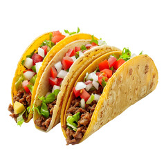 Tacos, isolated on a white background