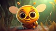 3D cartoon bee