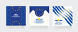 European Election 2024 Social Media Post. Set of social media post for EU vote 2024 . EPS vector illustration.

